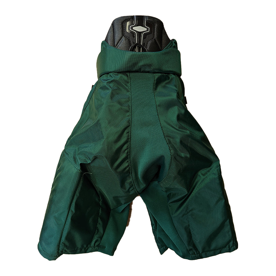 Bauer Nexus - Pantalon de hockey NCAA Pro Stock pour femme (vert/blanc)